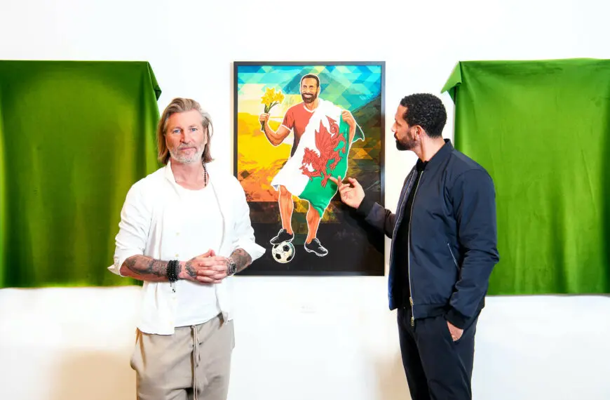 England Football Legend Rio Ferdinand Portrayed As A Welsh Icon By Friendly Rival Robbie Savage