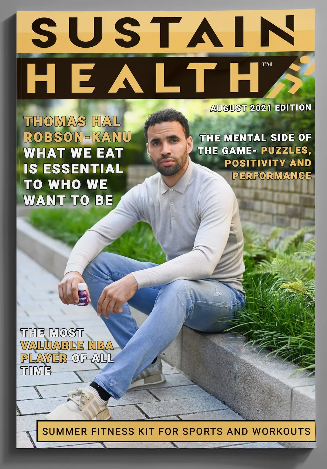 hal robson kanu sustain health magazine cover