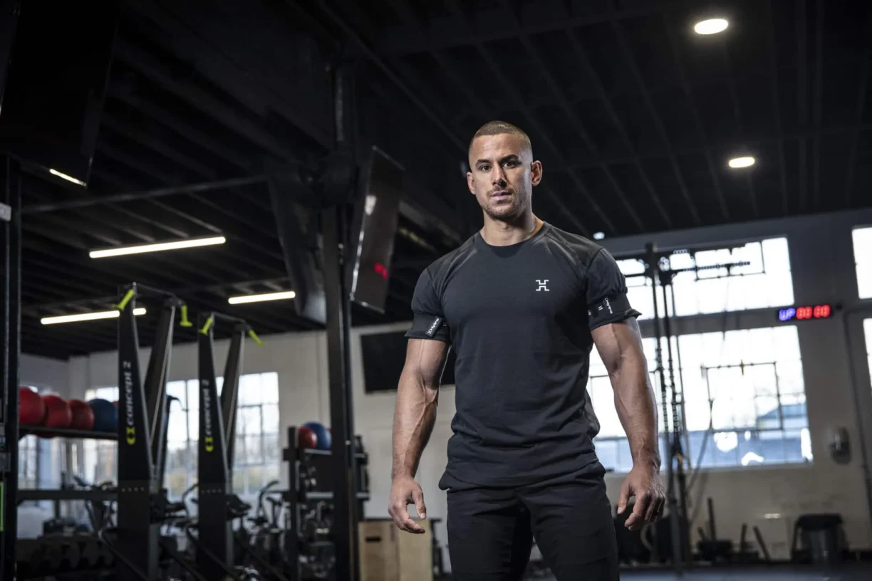 Gym goer wearing Garments From Hytro