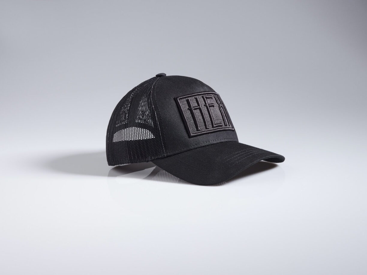 Hex mcr unisex triple black caged trucker hat