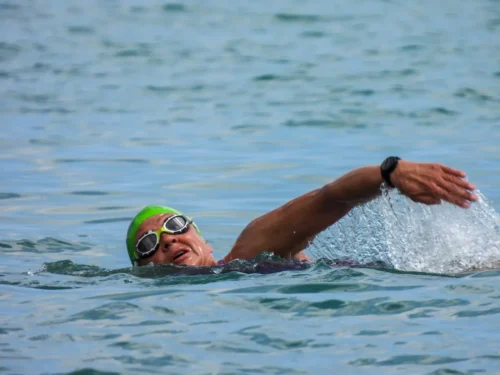 Paula Craig swimming