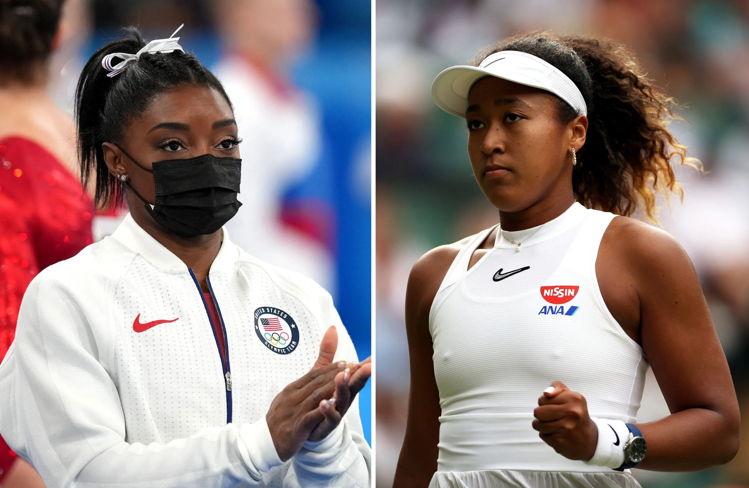 Simone Biles and Naomi Osaka scaled
