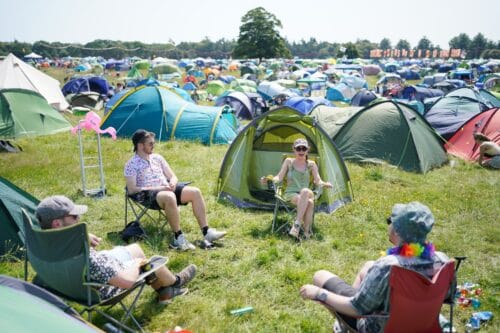 campers at festival