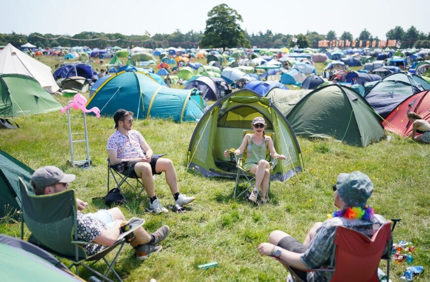 campers at festival