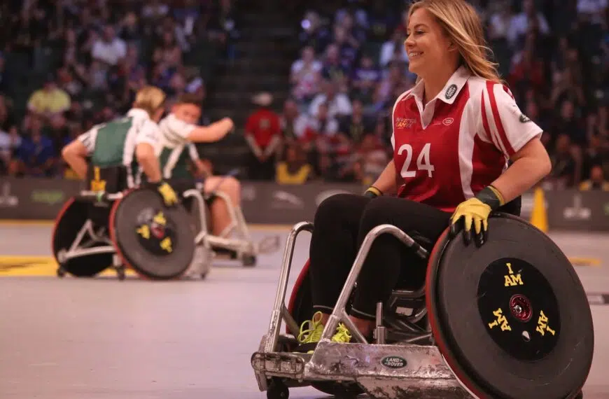 sports woman in wheelchair