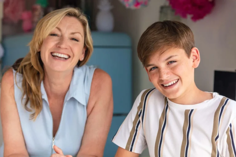 young lad with mum scaled