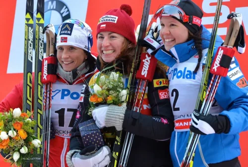 Marit Björgen Justyna Kowalczyk Kerttu Niskanen