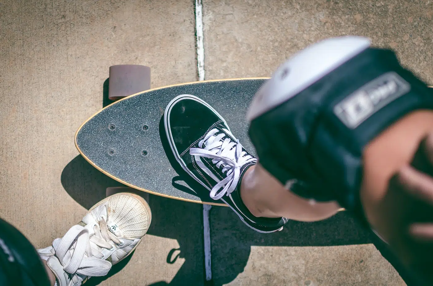 Skateboarders shoes