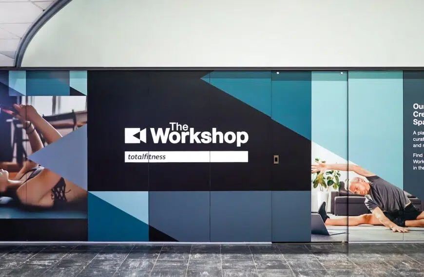 total fitness the workshop billboard