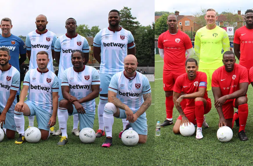 West Ham Legends vs Team Harvey Charity Match 2021 In Aid Of Doms Food Mission