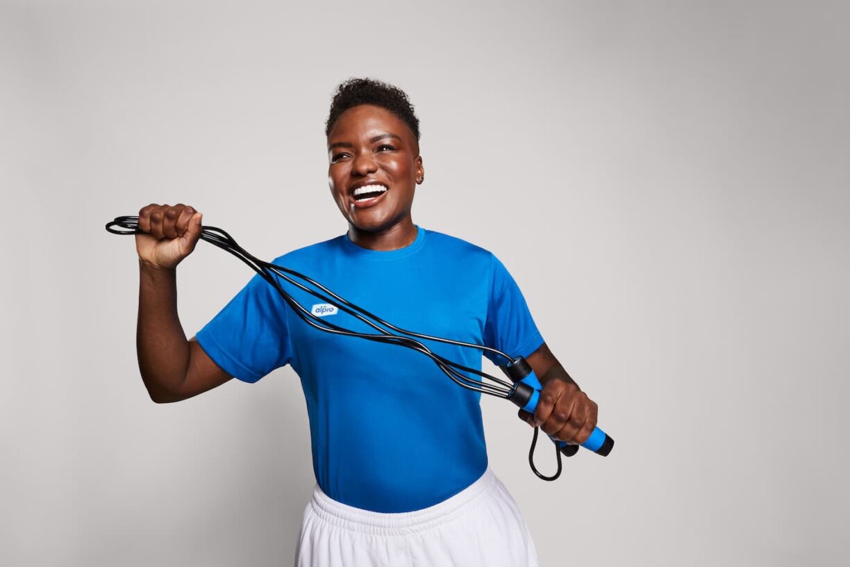 Nicola adams throws down a ‘pb skipping challenge calling on her team pb teammates – and the nation – to match it 1