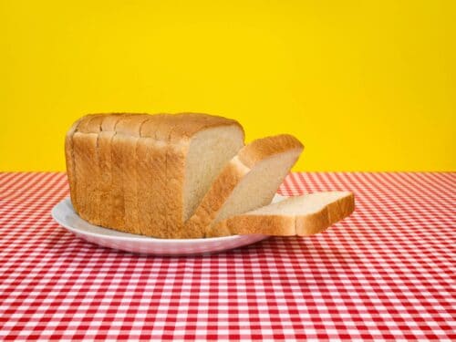 sliced loaf of bread scaled