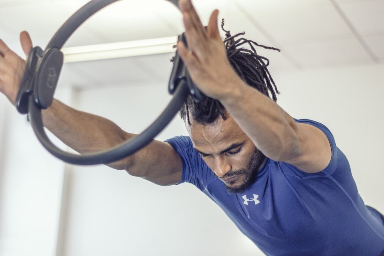 standing tricep press