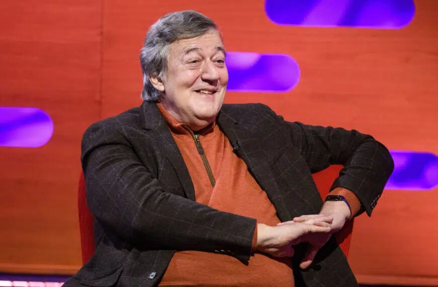 Stephen Fry Backs New Campaign Warning Of The Signs For Abdominal And Urological Cancer