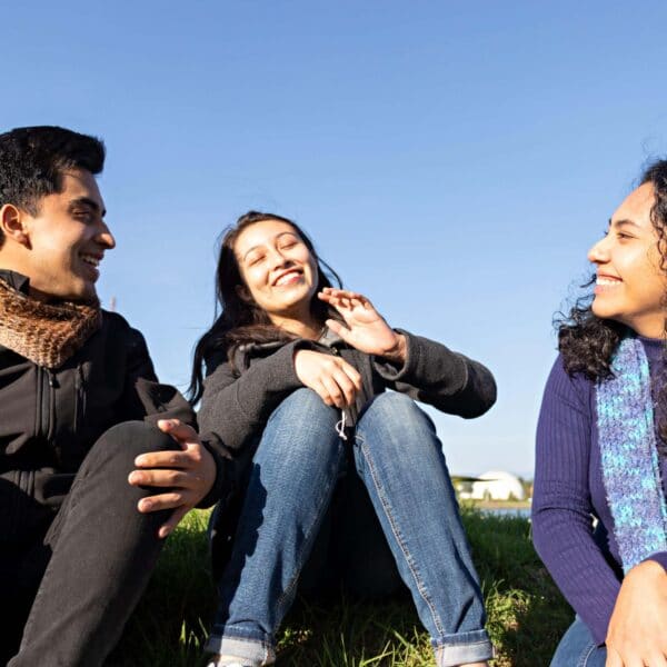 group of people share a joke scaled