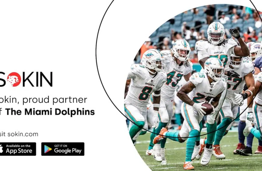 Sokin Signs Miami Dolphins As Its First NFL Partner