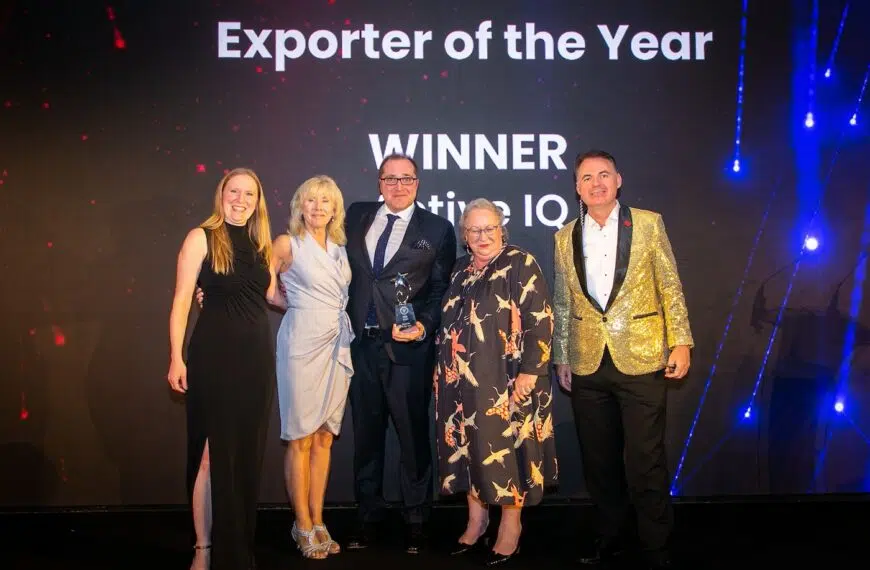 Active IQ winning the FAB 2021 Exporter of the Year Award