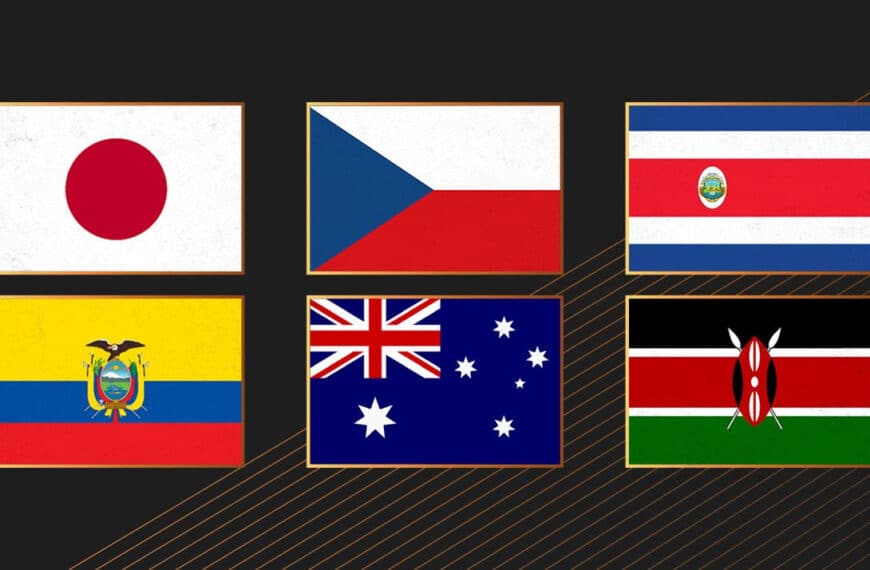 athletics federation flags
