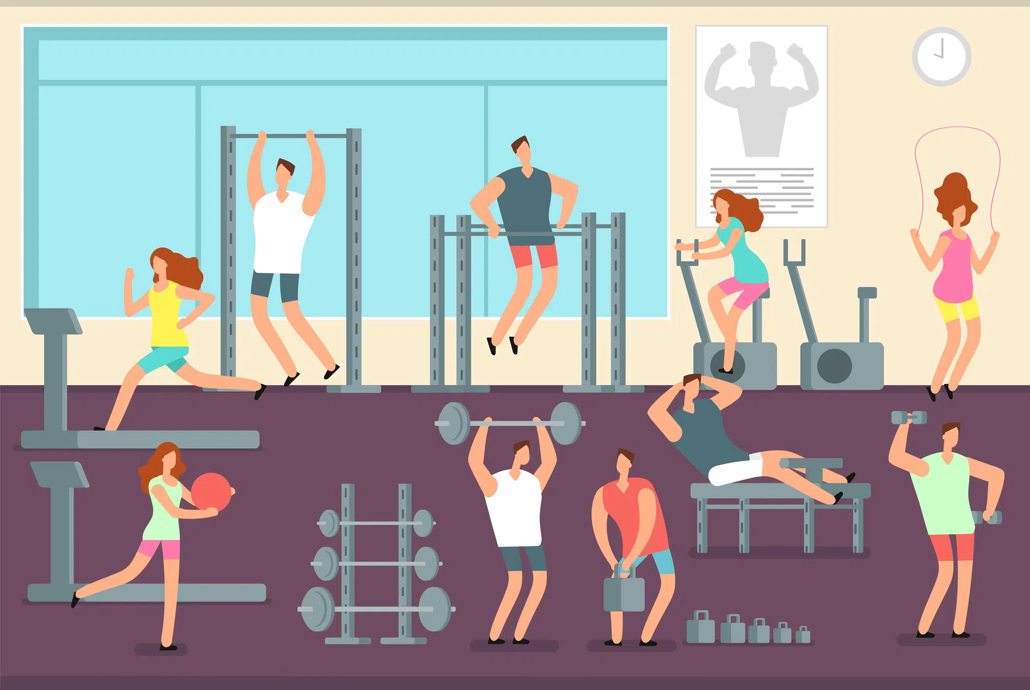 Gym infographic