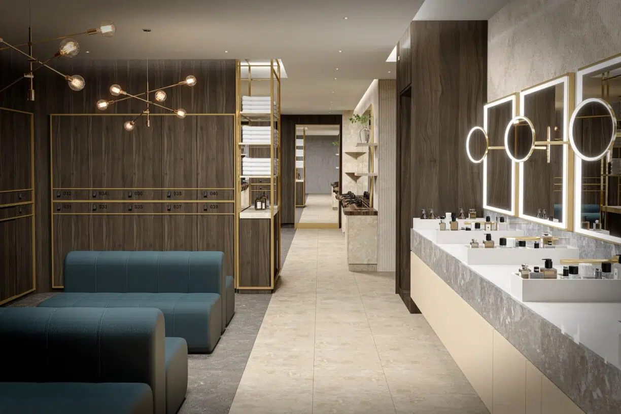 Third space mens changing room mayfair