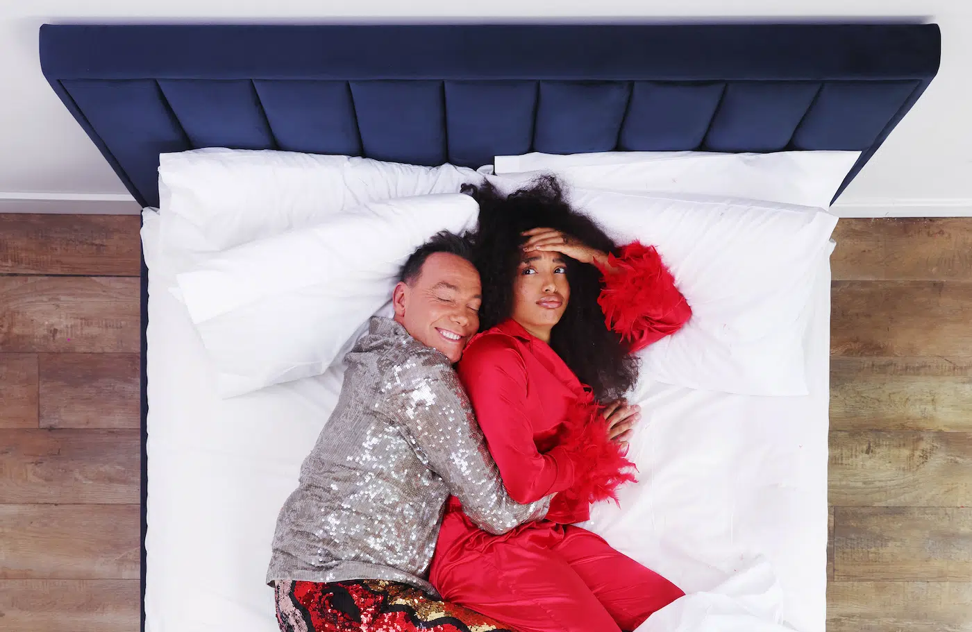 Craig revel horwood being a spooner for sleep like log campaign