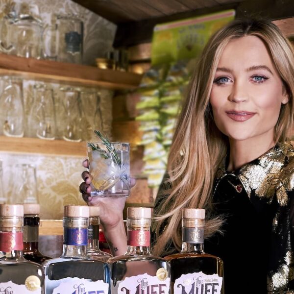 Laura Whitmore with Muff