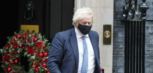 boris johnson leaving downing street scaled e1638988435692