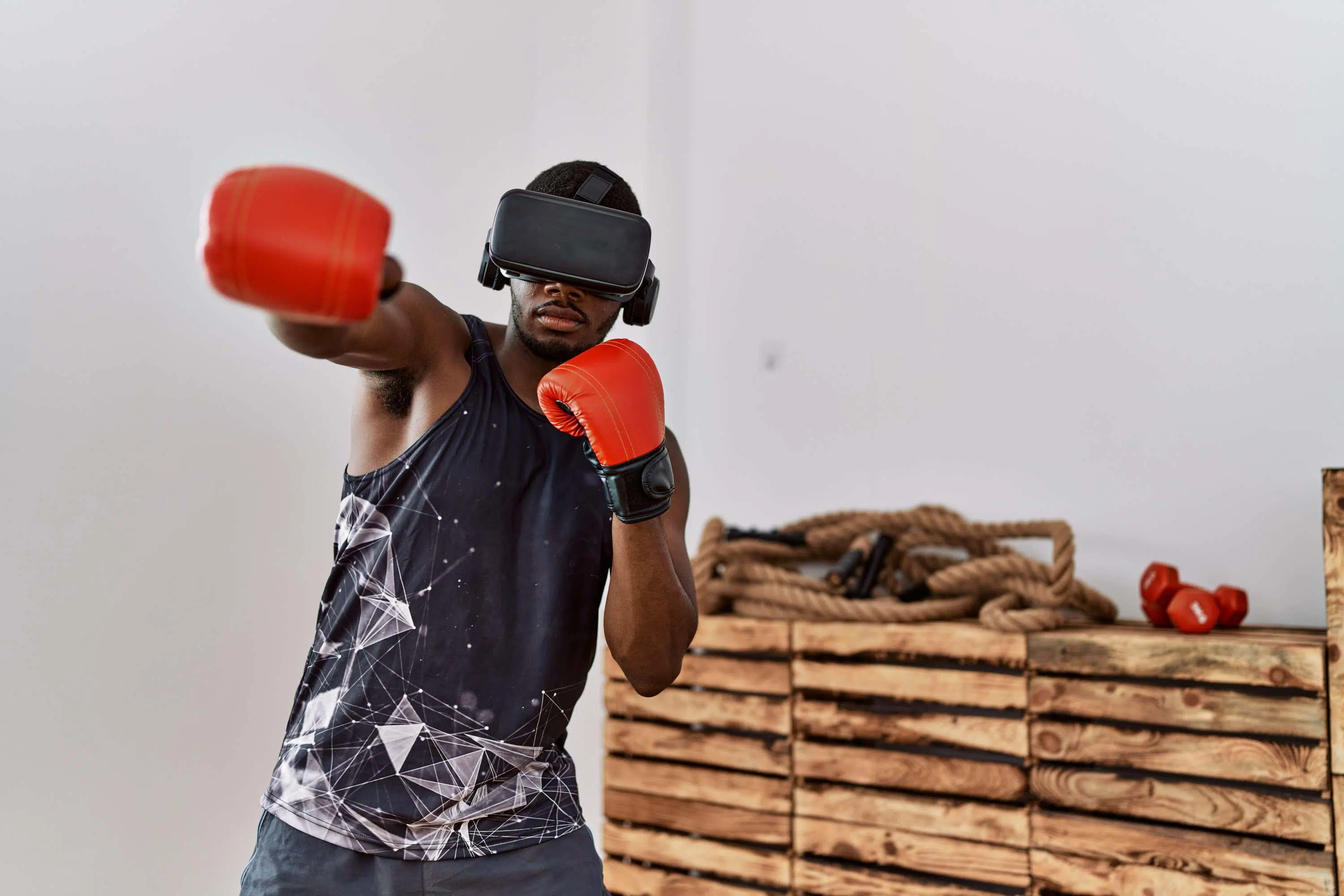 Boxing using vr scaled