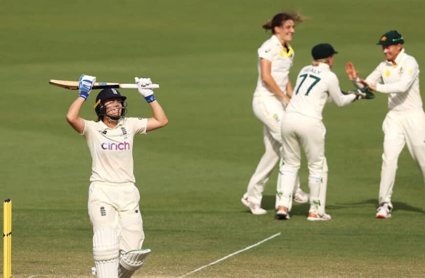 England women and australia women draw thrilling test