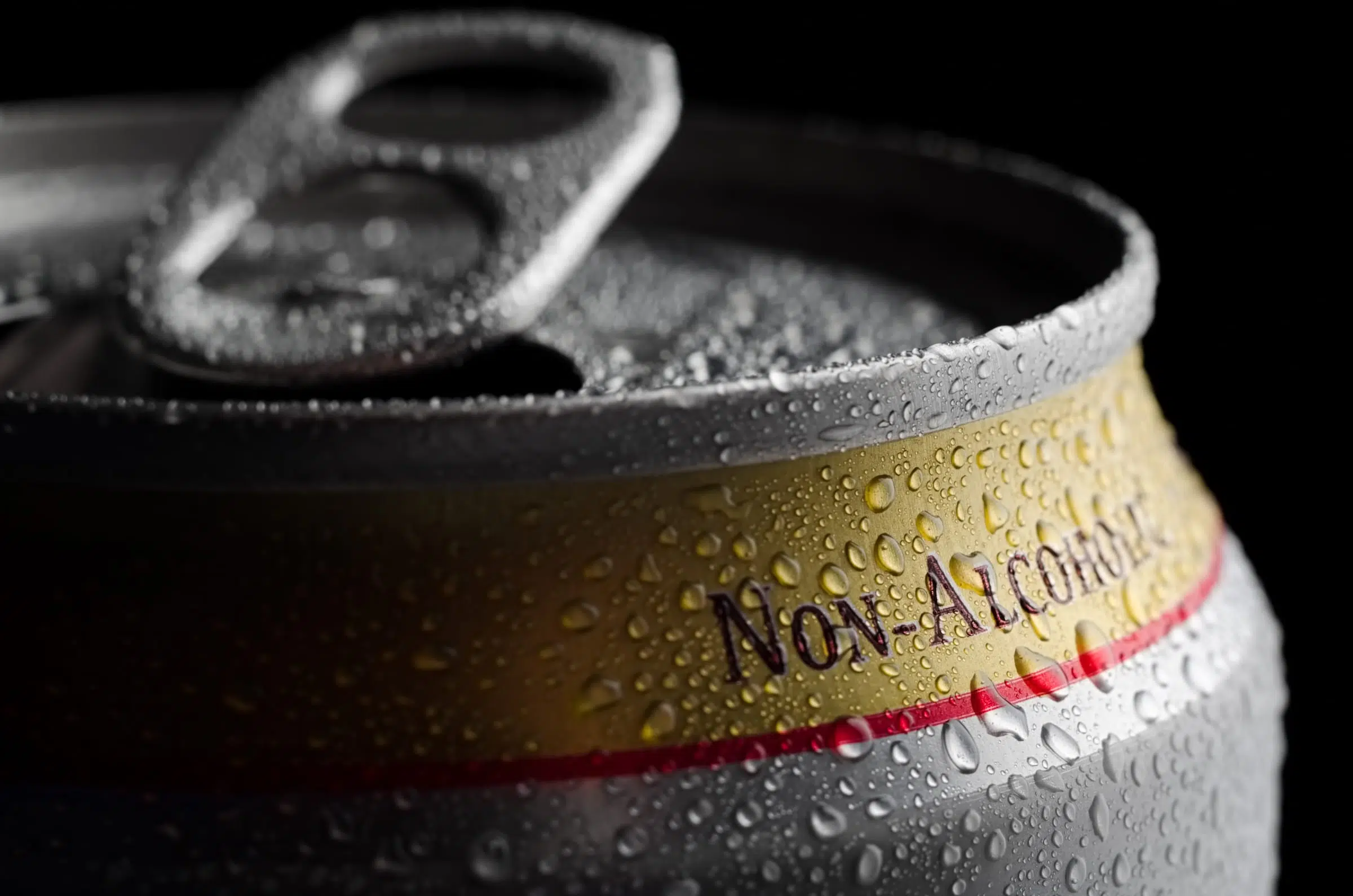 Non alcoholic beer can
