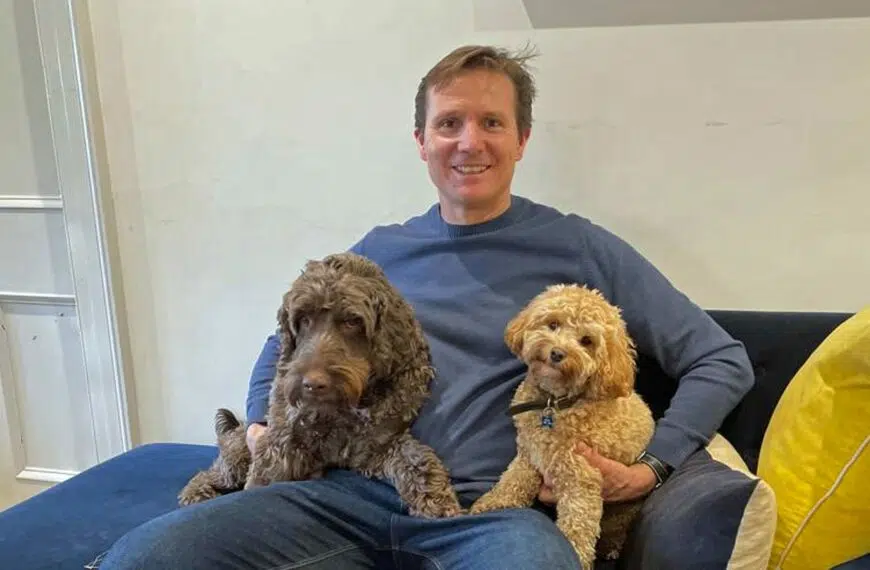 roger black at home with his dogs scaled e1643231754147