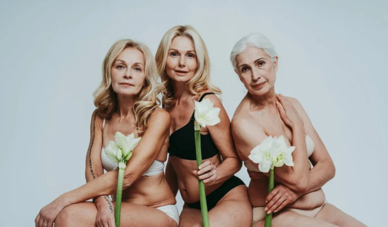 Beautiful senior women posing on a beauty photo session e1645040134708