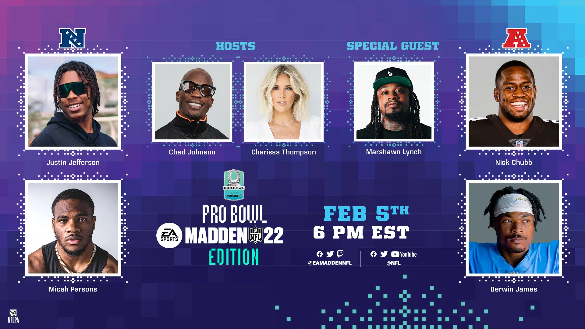 Ea and national football league announce return of madden nfl 22 virtual pro bowl event