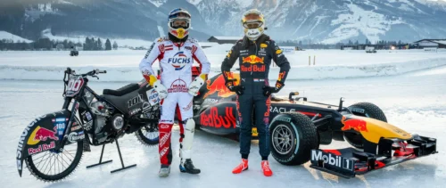 Max Verstappen of the Netherlands an Franz Zorn of Austria