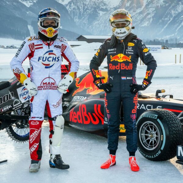 Max Verstappen of the Netherlands an Franz Zorn of Austria