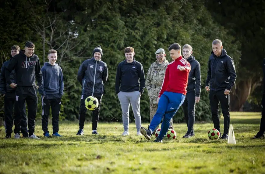 Army Cadet Training Centre Frimley Park Welcomes Woking FC Academy
