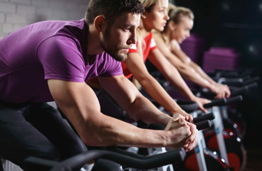 fit group on spin bikes