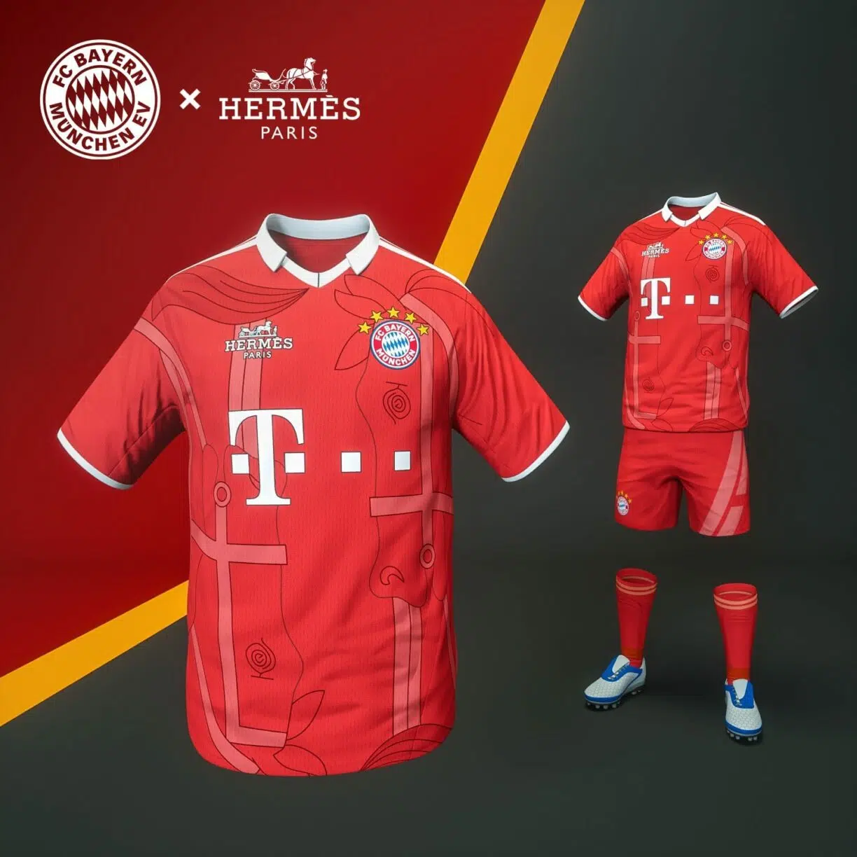 The Best Football and Fashion Collaborations We Want to See in the Future 4 Bayern munich x hermes
