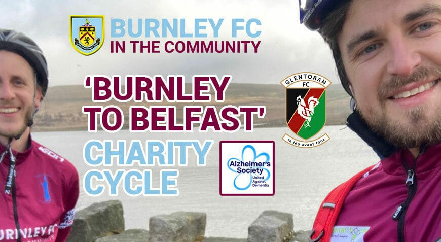 Burnley fc in the community employees to embark on charity cycle