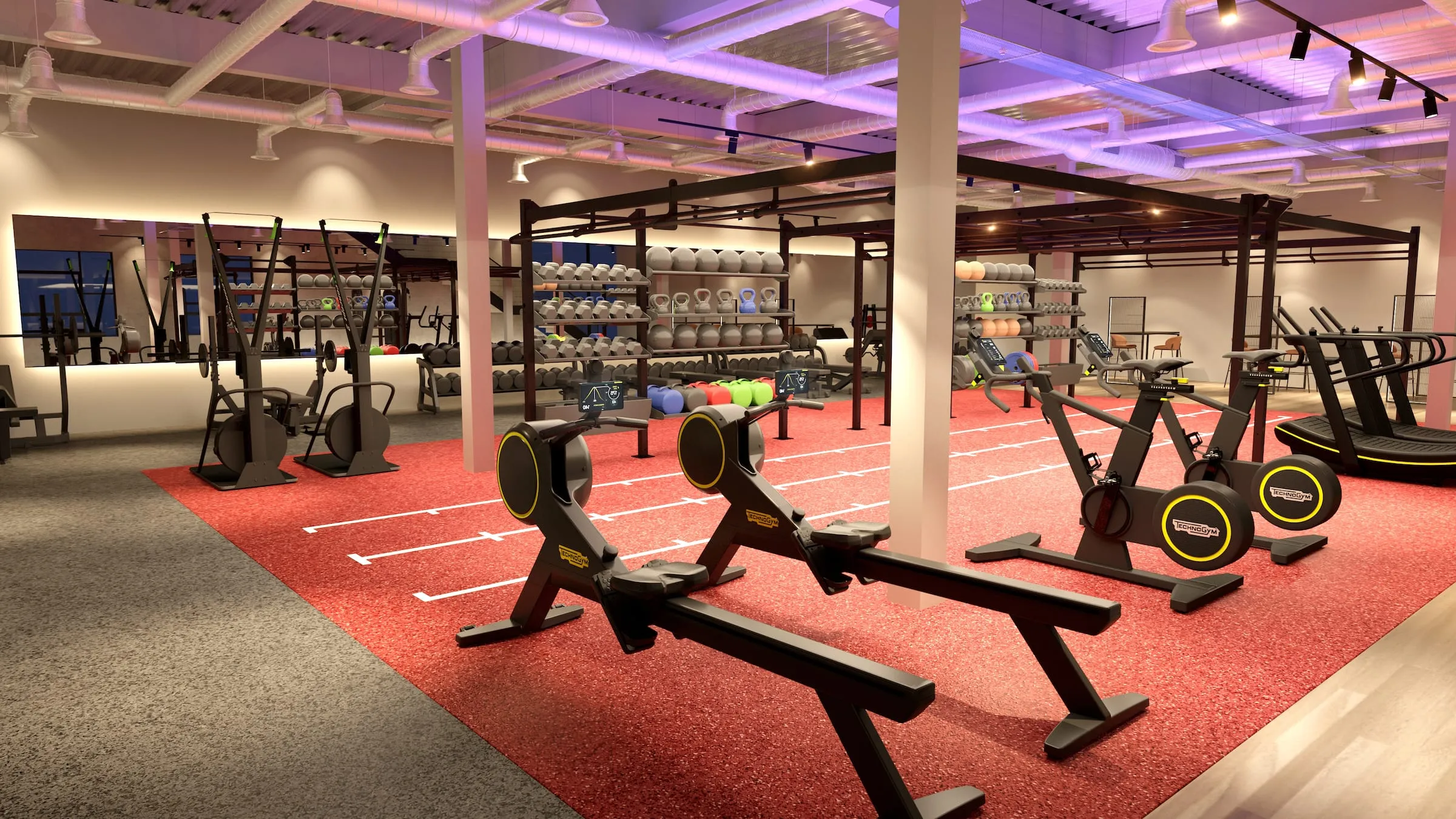 Functional zone at Lifestyle Fitness Cheshunt