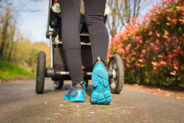 Jog in a park with pram