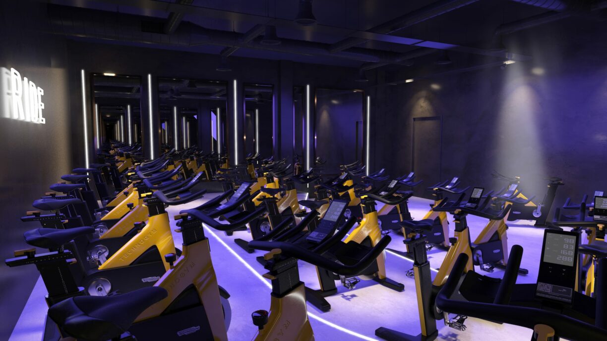 Spin studio at lifestyle fitness at goffs academy