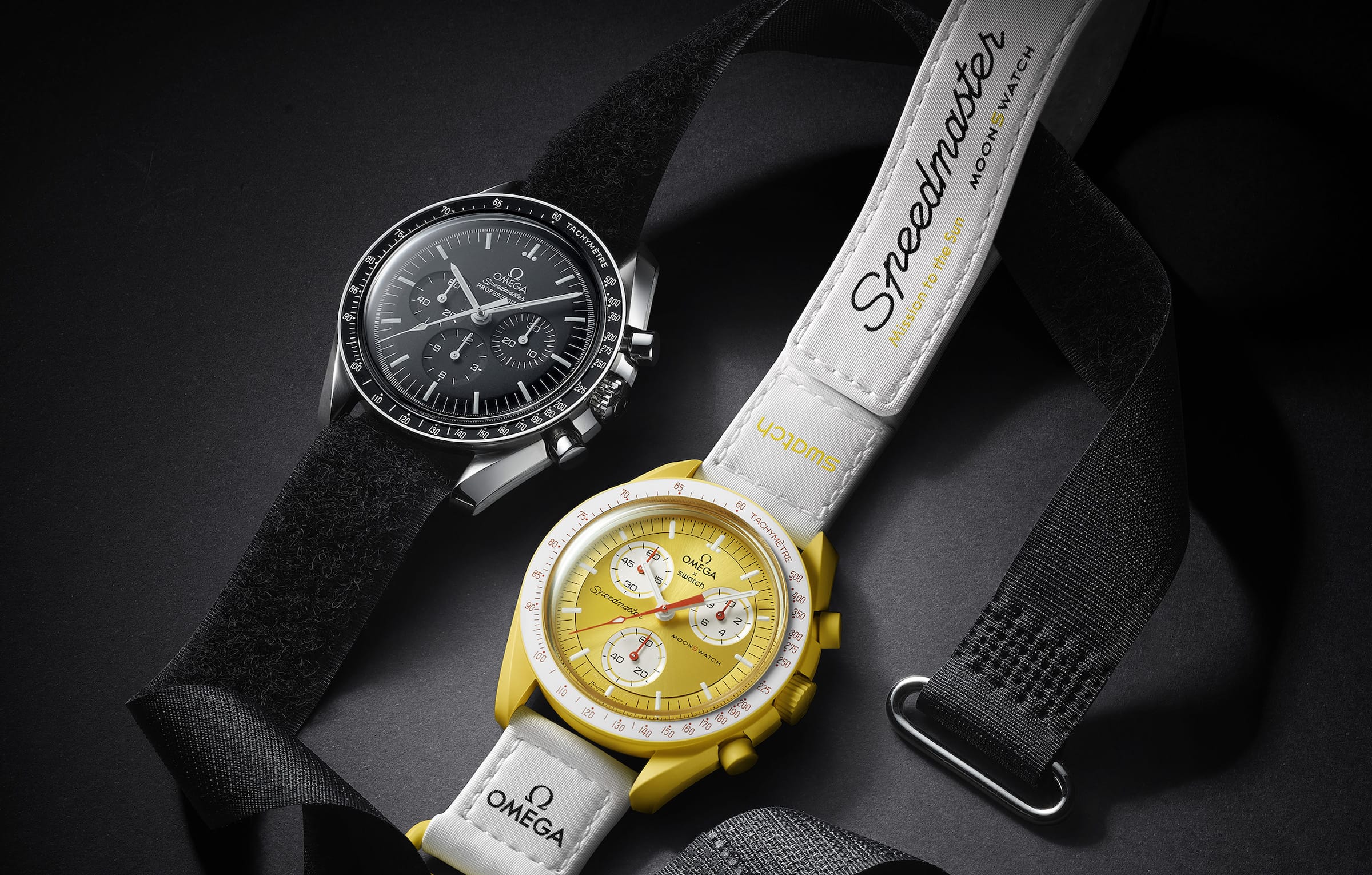 Joint mission: omega announce the launch of the bioceramic moonswatch