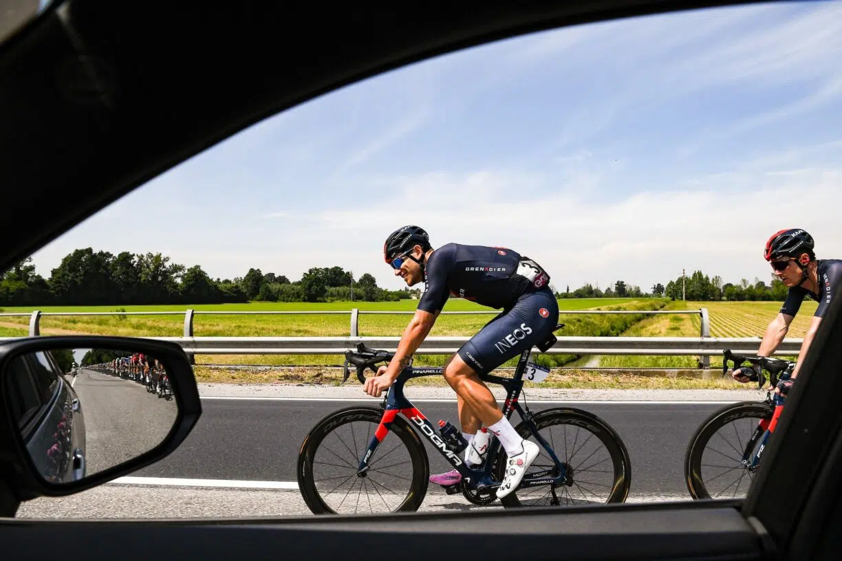 Destination Sport Experiences Announces Further Growth With The Acquisition Of Cycling Travel Specialist Sportive Breaks 3 Cyclists photographed from car window