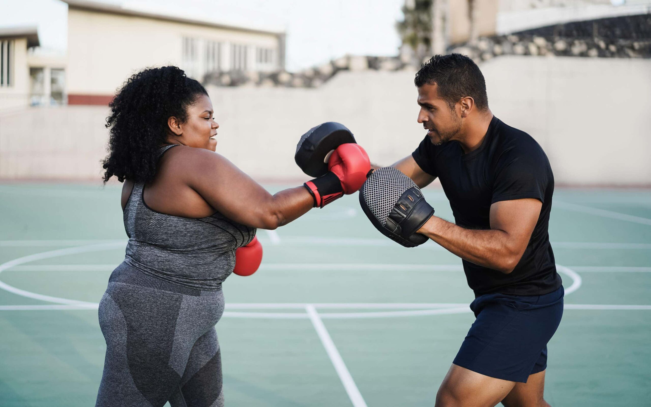 Woman boxing training scaled