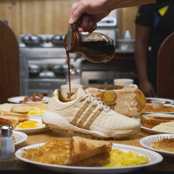 Order up! Limited-edition adidas tour360 22 with waffle house