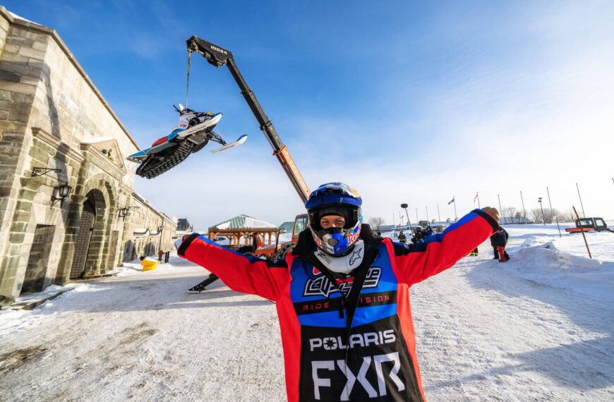 Snowmobile Icon Levi Lavallee Pushes Limits For Inverted Loop