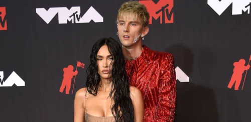 megan fox with fiance machine gun kelly