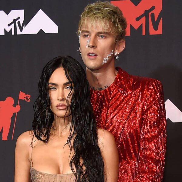 megan fox with fiance machine gun kelly