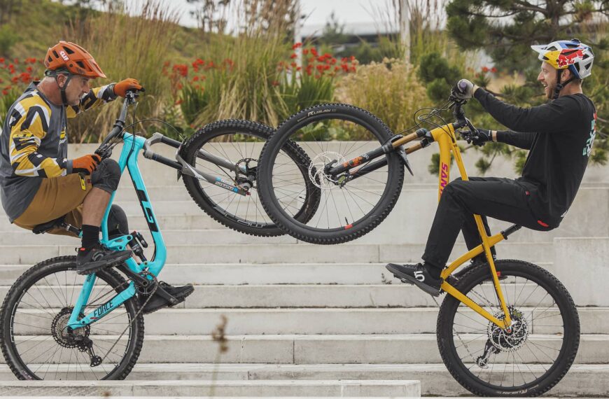 Mountain Biker And Social Media Star Danny Macaskill Celebrates The Wheelie In His Latest Video Hit